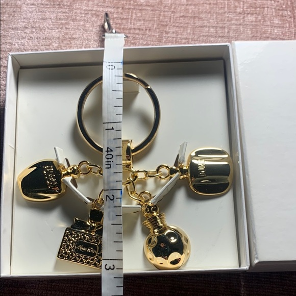 #06 Dior Gold Key & Card Holder with Charms - Picture 4 of 9